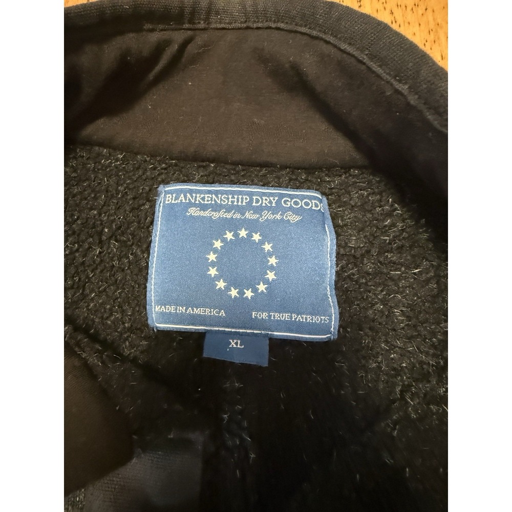 Blankenship Dry Goods fleece jacket the Hamilton Tailgater Gray sz Xlmade in USA - Picture 2 of 5